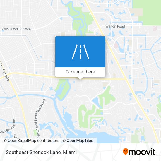Mapa de Southeast Sherlock Lane