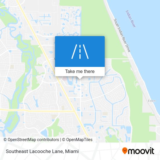 Southeast Lacooche Lane map