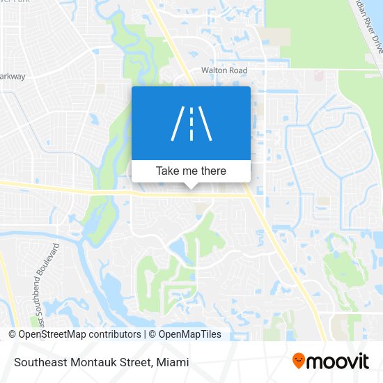 Mapa de Southeast Montauk Street