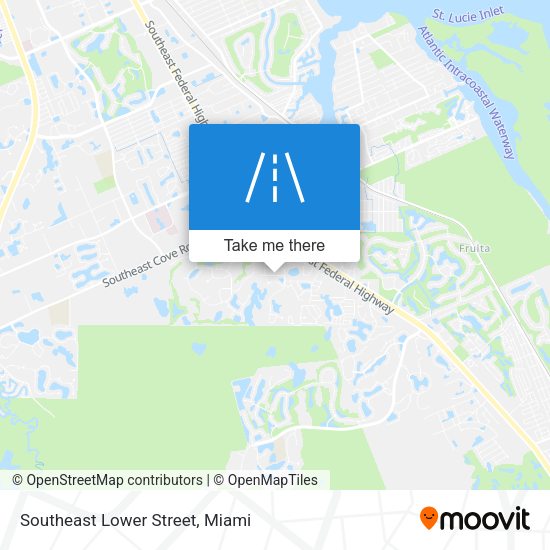 Southeast Lower Street map