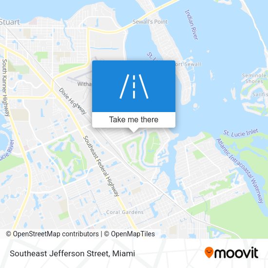 Mapa de Southeast Jefferson Street