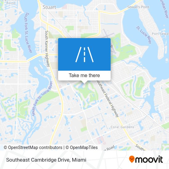 Southeast Cambridge Drive map