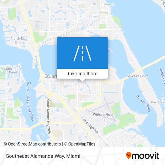 Southeast Alamanda Way map