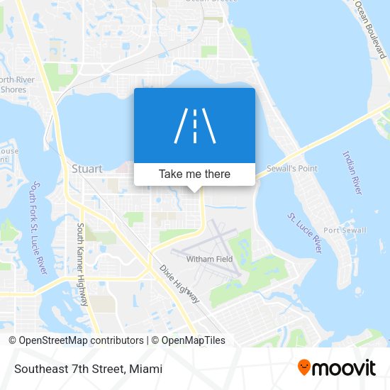 Mapa de Southeast 7th Street