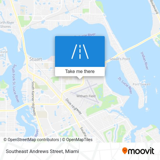 Southeast Andrews Street map