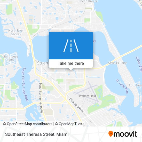 Southeast Theresa Street map