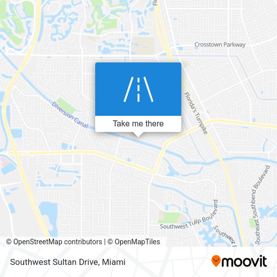 Southwest Sultan Drive map