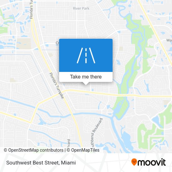 Southwest Best Street map