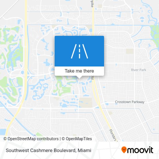 Mapa de Southwest Cashmere Boulevard
