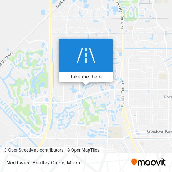 Northwest Bentley Circle map