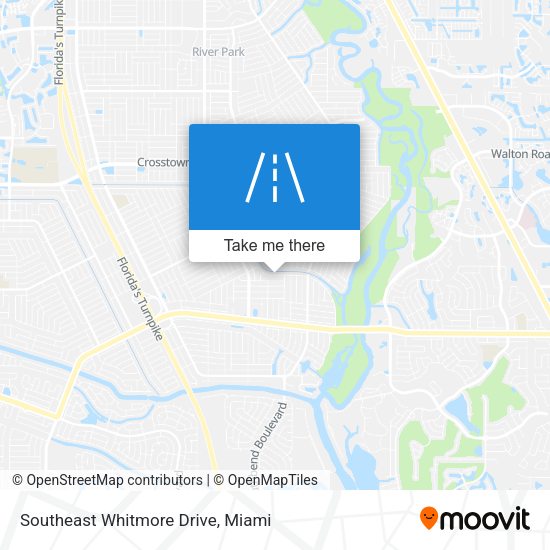 Mapa de Southeast Whitmore Drive