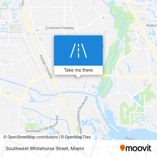 Southwest Whitehorse Street map