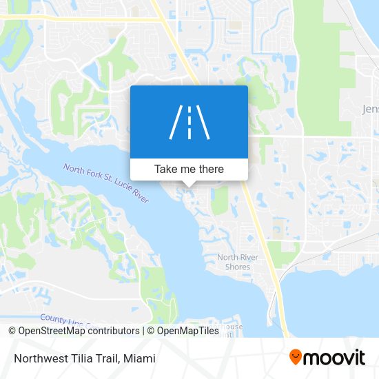 Mapa de Northwest Tilia Trail