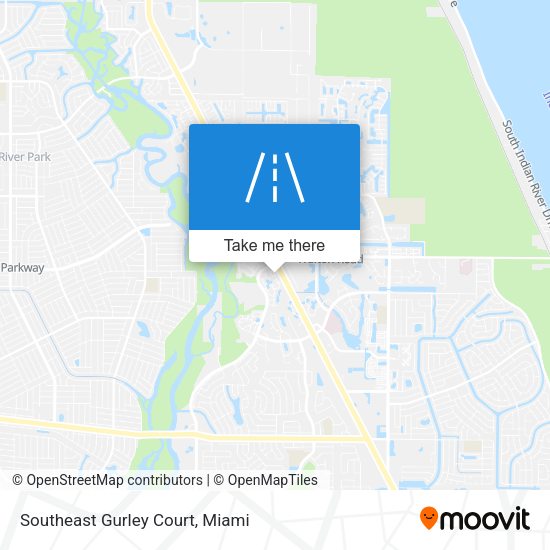 Mapa de Southeast Gurley Court