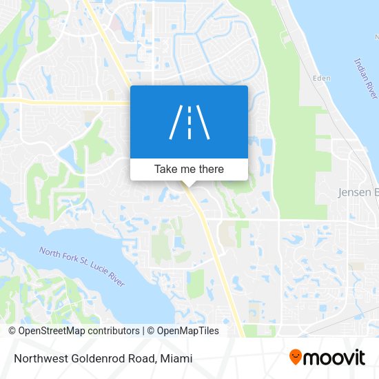 Northwest Goldenrod Road map