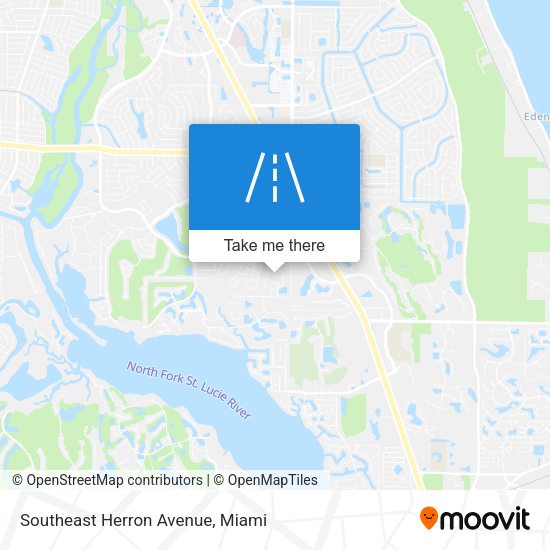 Southeast Herron Avenue map