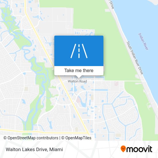 Mapa de Walton Lakes Drive