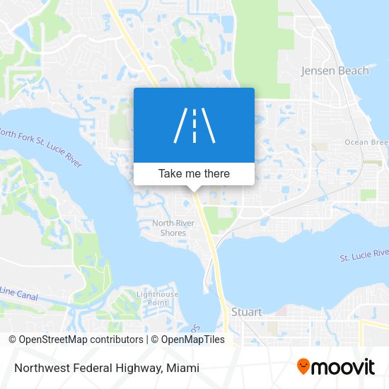 Northwest Federal Highway map