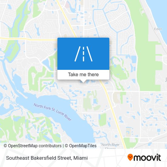 Mapa de Southeast Bakersfield Street