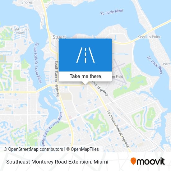 Mapa de Southeast Monterey Road Extension