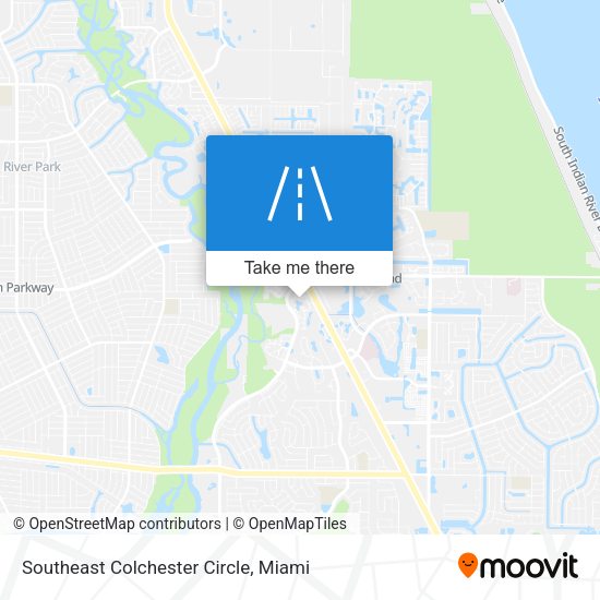Mapa de Southeast Colchester Circle