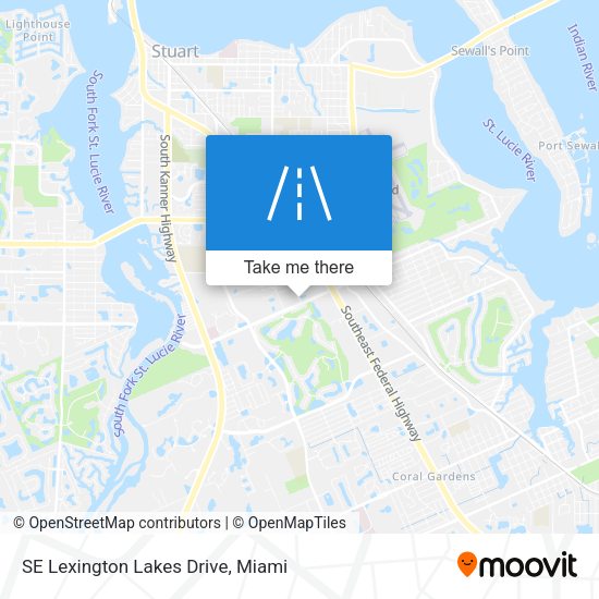 SE Lexington Lakes Drive map