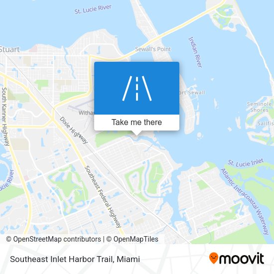 Mapa de Southeast Inlet Harbor Trail