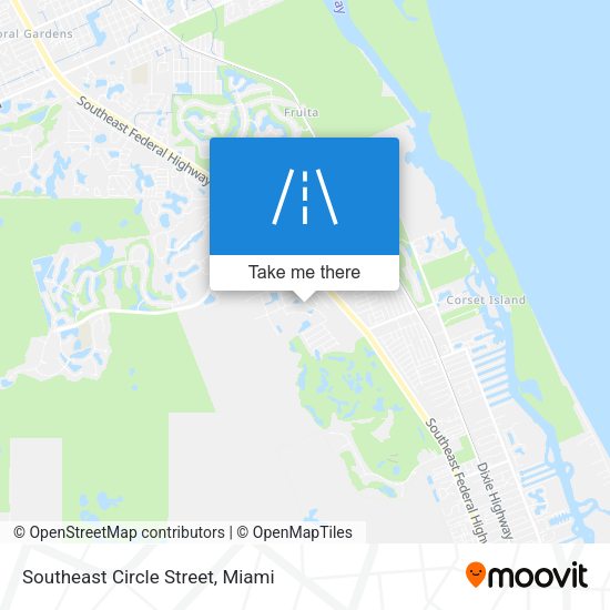 Southeast Circle Street map