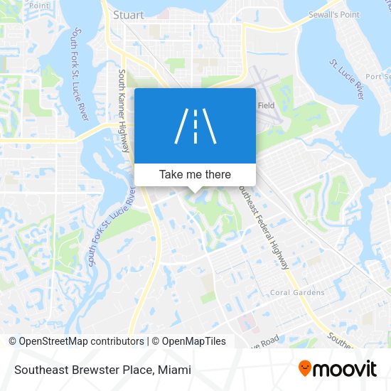 Mapa de Southeast Brewster Place
