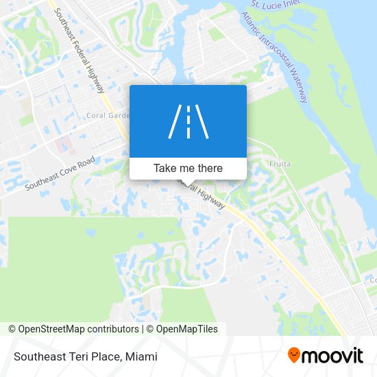 Southeast Teri Place map