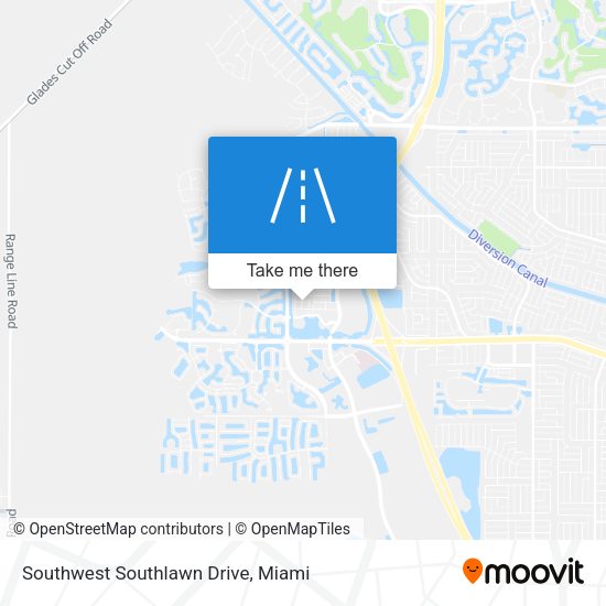 Southwest Southlawn Drive map