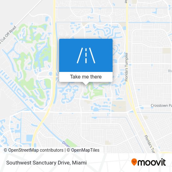 Southwest Sanctuary Drive map