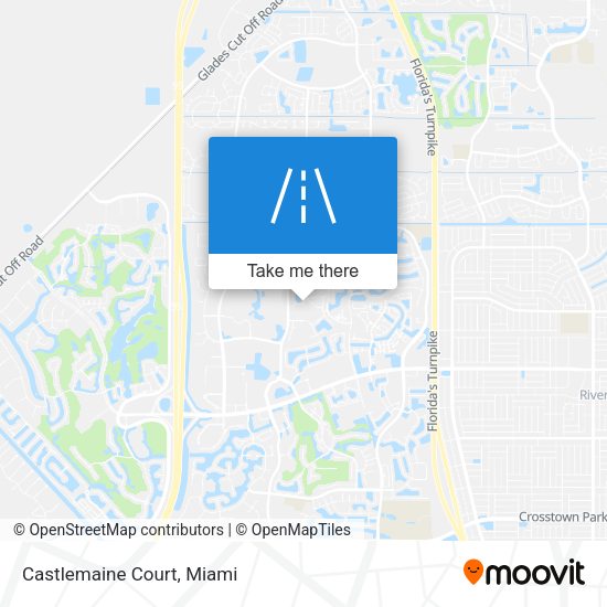 Castlemaine Court map