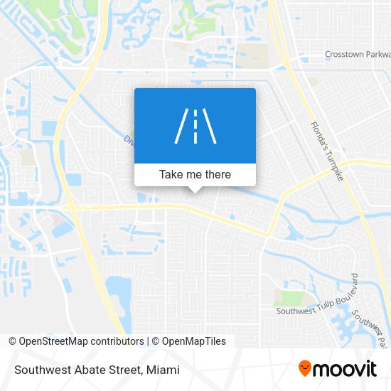 Southwest Abate Street map