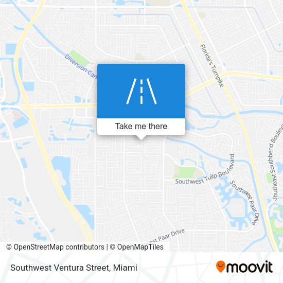 Mapa de Southwest Ventura Street