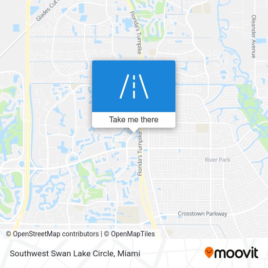 Mapa de Southwest Swan Lake Circle
