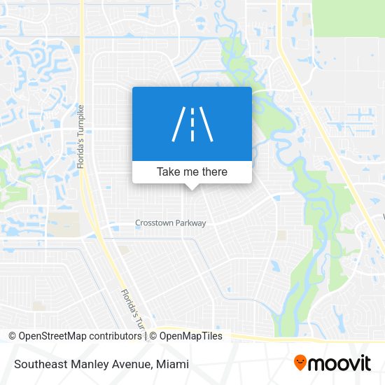 Mapa de Southeast Manley Avenue