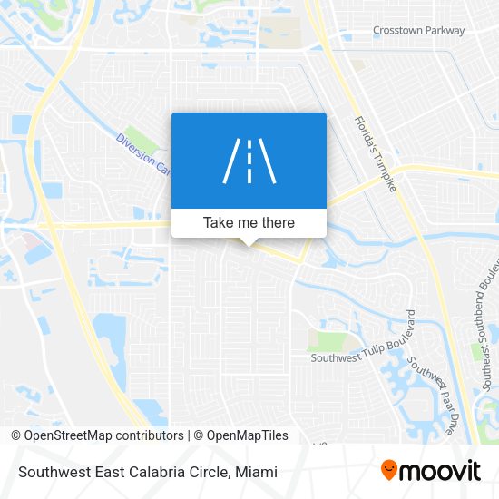 Southwest East Calabria Circle map