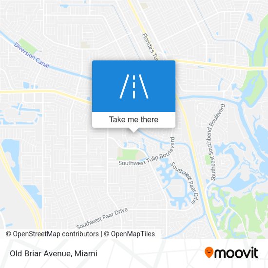 Mapa de Old Briar Avenue