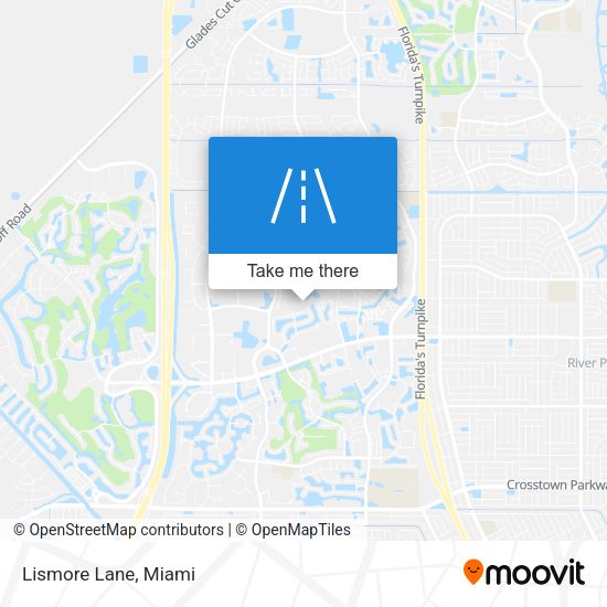 Mapa de Lismore Lane