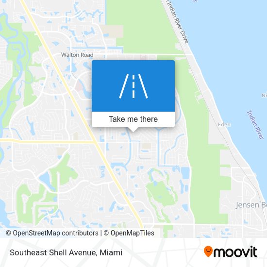 Southeast Shell Avenue map