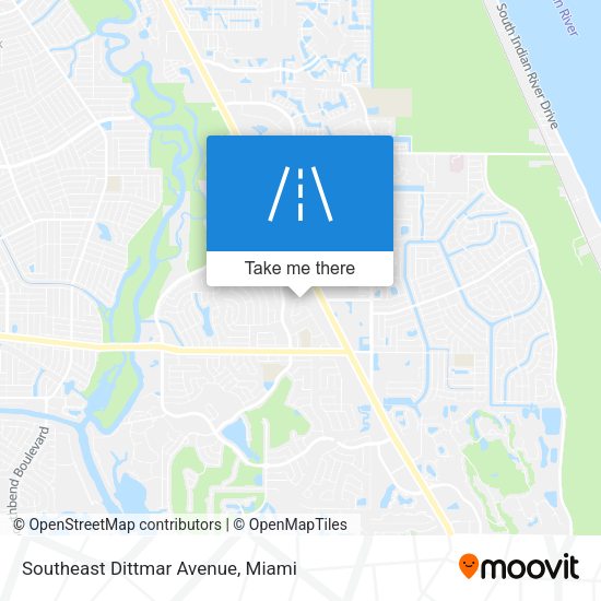 Southeast Dittmar Avenue map