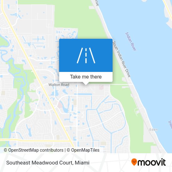 Southeast Meadwood Court map