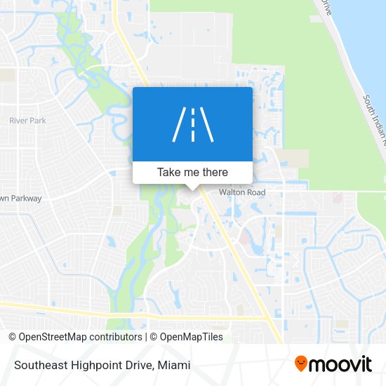 Mapa de Southeast Highpoint Drive