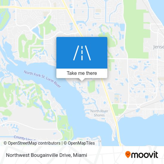 Northwest Bougainville Drive map