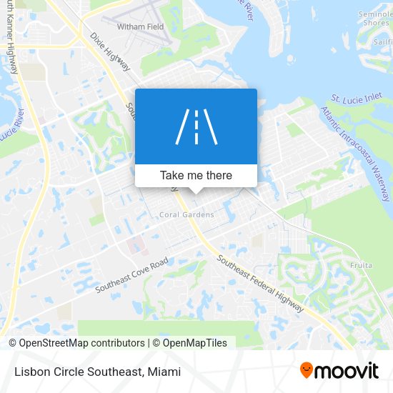 Mapa de Lisbon Circle Southeast