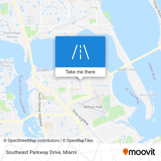 Southeast Parkway Drive map
