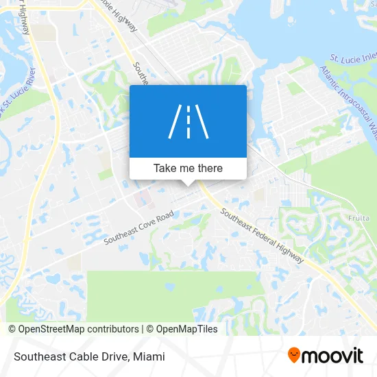 Southeast Cable Drive map
