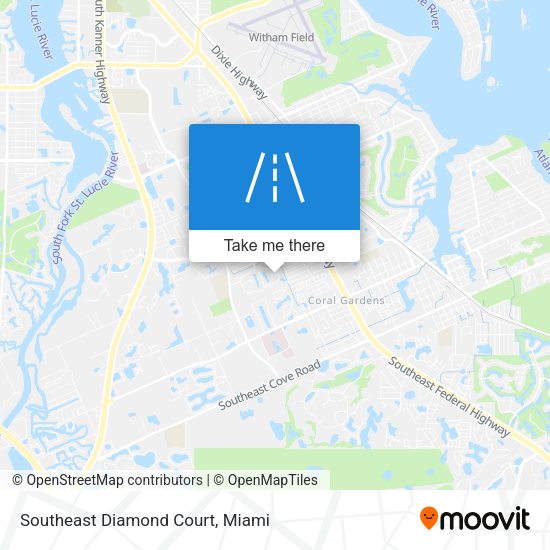 Southeast Diamond Court map
