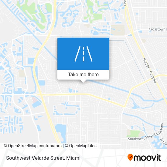 Mapa de Southwest Velarde Street